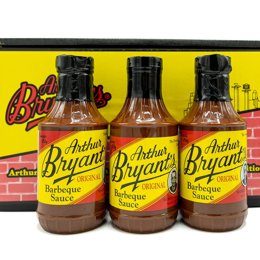 Arthur Bryants BBQ Sauce (Original) BBQ Sauce Natural Flavor Zesty & Bold Barbecue Flavor Best BBQ Sauce for BBQ Lovers (18 Oz, Pack of 3)