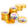 80ct Horse Racing Derby Candy Party Favors Chocolate Coins (80 Count) - Gold Foil, (Kentucky, Preakness, Belmont, Travers) view 1