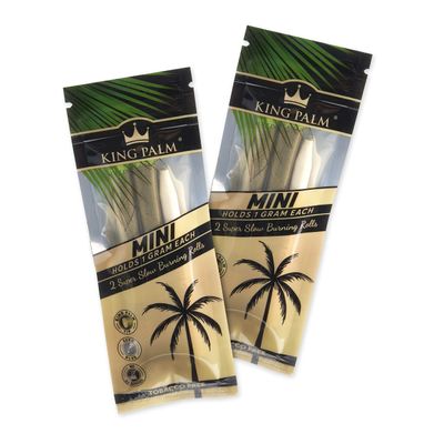 King Palm Mini Size Cones - 2 Rolls per Pack, 2 Packs - Pre Rolled Cones - Natural Cones - Corn Husk Filter - Preroll Cones - Prerolled cones with Filter