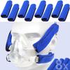8 Pack CPAP Headgear Strap Covers, Universal and Reusable Strap Covers, Soft-Fleece Strap Pads, Reduce Red Marks, Great Value Kit Supplies by Medihealer view 1
