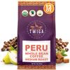 Twiga Coffee Peruvian Coffee Beans  Medium Roast Arabica Whole Beans with Brown Sugar, Pear & Sage Flavor Notes, Single Origin Freshly Roasted for a Smooth, Flavorful Cup, 12 oz view 1