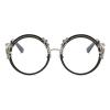 willochra Blue Light Glasses for Women, Blue Light Blocking Eyeglasses for Women Round Computer Anti Eye Strain Glasses (gold, 2.5, multiplier_x) view 1