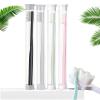 Bopanol 4Pack BREVI Nordic-Inspired Premium Nano Toothbrush, Wave Bristle, Ultra-fine Soft Toothbrush with 20000 Soft Bristles, for Sensitive Gums and Teeth view 1
