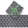 Custom Senior 2024 2024 Graduate Congratulation Gray Graduation Wrapping Paper Personalized Name Congratulate Your Grad with Fun and Vibrant Graduation Wrapping Paper for Best Sister Daughter Son view 2