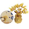 Duiaynke Feng Shui Lucky Tree Bonsai Natural Crytal Stone Money Bag Bonsai Home Office Shop Fashionable Ornaments Decor view 2