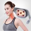 Magnetic Neck Support Brace Tourmaline Self Heating Neck Strap Wrap Unisex Adjustable Cervical Collar Protector Pad for Sleeping Cracker Relief Relaxation view 3