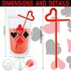 24 Set Casino Party Plastic Drink Pouch Cups with Straws, Poker Tumbler Clear Zipper Bags - Reusable Casino Poker Cups for Birthday Party Decorations & Supplies view 2