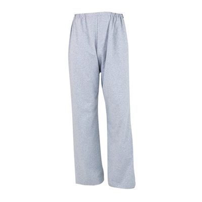 Incontinence Care Trousers Easy On/Off Pants Heathy Cotton Care Clothes for Elderly & Disabled (Color : Gray, Size : XX-Large)