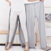 Incontinence Care Trousers Easy On/Off Pants Heathy Cotton Care Clothes for Elderly & Disabled (Color : Gray, Size : XX-Large) view 4
