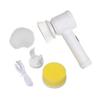 5 in 1 Electric Cleaning Brush Bathroom Dishwashing Brush Kitchen Cleaning Tool USB Handheld Bathtub Brush Electric Brush Cleaner Sink (Color : Charging style) view 1