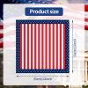 40 Count American Flag Napkins - 12 x 12 Inches Disposable Red White Blue Paper Napkins for 4th of July, Independence Day, Memorial Day Tableware Decorations view 2