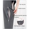 Patient Care Clothes Clothing for Elderly Surgery Patients,Easy to Wear and Take Off Home Care Pants (Color : Gray, Size : XX-Large) view 2