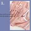 Zipper Patient Pants Care Clothes for Surgery Patients/bedridden Patients/Elderly Easy to Wear and Take Off (Color : Pink, Size : X-Large) view 4