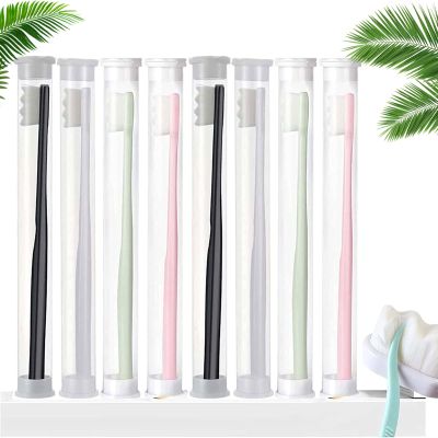 Bopanol 8-Pack BREVI Nano Toothbrush, Nordic-Inspired, Ultra-Fine Soft Bristles, Wave Bristle, Sensitive Teeth & Gums