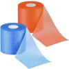2 Rolls Prewrap Athletic Tape Foam Underwrap Tape Sports Tape Foam Underwrap Bandage for Hair Wrists Elbows Knees Ankles, 2.75 Inches x 30 Yards (Orange, Light Blue) view 1