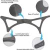 Anti Snoring Chin Strap for Men and Women, Comfortable Chin Strap for Cpap Users, Adjustable Stop Snoring Chin Strap Snoring Solution Chin Strap Prevent Snoring (Gray- Upgraded for Big/Large Face) view 3