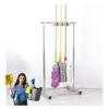 Broom And Mop Holder Put Wet Mops, Movable Commercial Stainless Steel Mop Rack, Cleaning Supplies Organizer,Garden Tool Storage,Mop Drain Rack,Umbrella Stand,for Garage,Schools,Hospitals,Factories ( S view 1