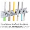 Broom And Mop Holder Put Wet Mops, Movable Commercial Stainless Steel Mop Rack, Cleaning Supplies Organizer,Garden Tool Storage,Mop Drain Rack,Umbrella Stand,for Garage,Schools,Hospitals,Factories ( S view 4