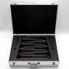 CIKSCO 20mm Set of 8 Chakra Quartz Crystal Tuning Fork with Suitcase & 2 Striker, Healing Musical Instrument for Sound Healing Meditation (Size : 440Hz) view 1