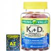 Spring Valley K2 + D3 Vegetarian Gummy Supplement for Bone and Immune Health, 60 Count+Better Guide Vitamins Supplements view 1