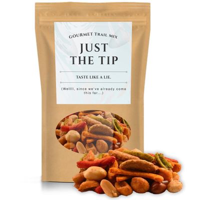 Just the Tip Premium Trail Mix - Hilarious Gag Gift for Women by Kepperton - Funny Snack Mix for Best Friends - Joke Gift for Wife