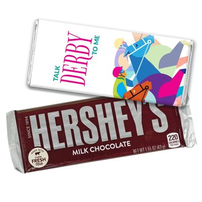 12ct Personalized Kentucky Horse Derby Candy Party Favors Chocolate Bars & Wrappers (12 Candy Bars) - No Assembly Required