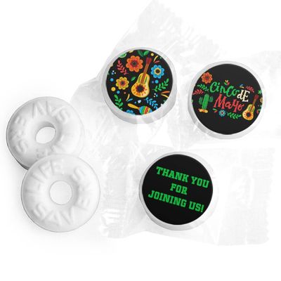 335ct Personalized Cinco De Mayo Party Favors LifeSavers Mints (Approx. 335 pcs) - Assembly Required