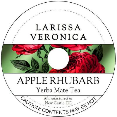 Apple Rhubarb Yerba Mate Tea (Single Serve K-Cup Pods) (12 pods, ZIN: 576614)