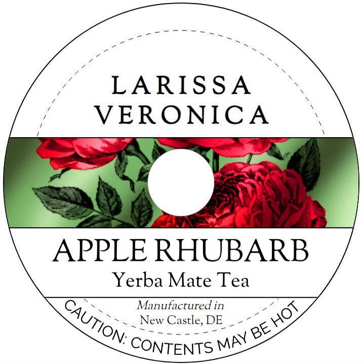 Apple Rhubarb Yerba Mate Tea (Single Serve K-Cup Pods) (12 pods, ZIN: 576614)