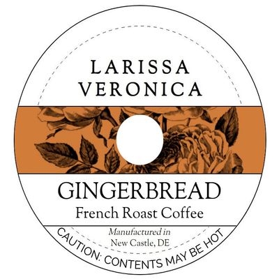 Gingerbread French Roast Coffee (Single Serve K-Cup Pods) (Gourmet, Naturally Flavored, Whole Coffee Beans) (12 pods, ZIN: 572839) - 3 Pack