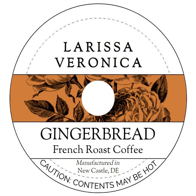 Gingerbread French Roast Coffee (Single Serve K-Cup Pods) (Gourmet, Naturally Flavored, Whole Coffee Beans) (12 pods, ZIN: 572839) - 3 Pack
