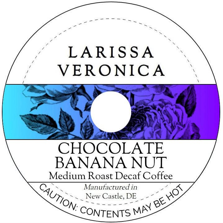 Chocolate Banana Nut Medium Roast Decaf Coffee (Single Serve K-Cup Pods) (Gourmet, Naturally Flavored, Whole Coffee Beans) (12 pods, ZIN: 576313)