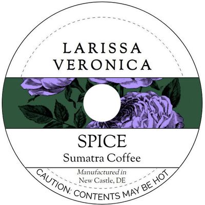 Spice Sumatra Coffee (Single Serve K-Cup Pods) (Gourmet, Naturally Flavored, Whole Coffee Beans) (12 pods, ZIN: 574621)