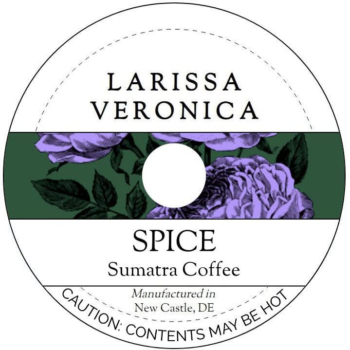 Spice Sumatra Coffee (Single Serve K-Cup Pods) (Gourmet, Naturally Flavored, Whole Coffee Beans) (12 pods, ZIN: 574621)
