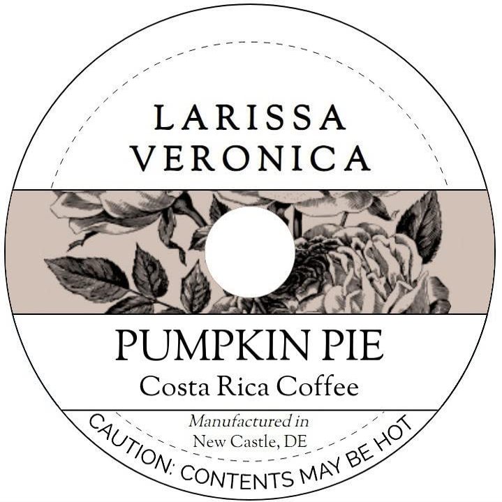 Pumpkin Pie Costa Rica Coffee (Single Serve K-Cup Pods) (Gourmet, Naturally Flavored, Whole Coffee Beans) (12 pods, ZIN: 574271) - 2 Pack
