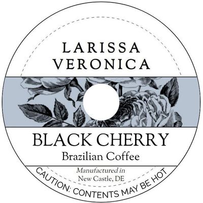 Black Cherry Brazilian Coffee (Single Serve K-Cup Pods) (Gourmet, Naturally Flavored, Whole Coffee Beans) (12 pods, ZIN: 571362)