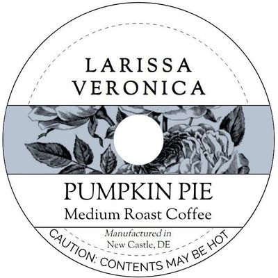 Pumpkin Pie Medium Roast Coffee (Single Serve K-Cup Pods) (Gourmet, Naturally Flavored, Whole Coffee Beans) (12 pods, ZIN: 574264) - 3 Pack