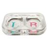 Contact Lens Tray with Lid, Clear Plastic, 20ml, 4"x2.5" view 2