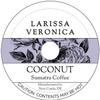 Coconut Sumatra Coffee (Single Serve K-Cup Pods) (Gourmet, Naturally Flavored, Whole Coffee Beans) (12 pods, ZIN: 572237) - 2 Pack view 1