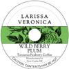 Wild Berry Plum Tanzania Peaberry Coffee (Single Serve K-Cup Pods) (Gourmet, Naturally Flavored, Whole Coffee Beans) (12 pods, ZIN: 576705) - 3 Pack view 1