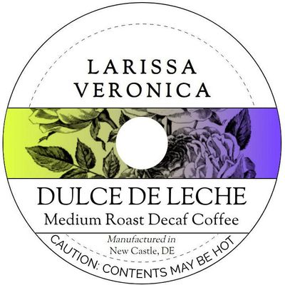Dulce de Leche Medium Roast Decaf Coffee (Single Serve K-Cup Pods) (Gourmet, Naturally Flavored, Whole Coffee Beans) (12 pods, ZIN: 572569) - 3 Pack