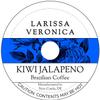 Kiwi Jalapeno Brazilian Coffee (Single Serve K-Cup Pods) (Gourmet, Naturally Flavored, Whole Coffee Beans) (12 pods, ZIN: 578610) view 1
