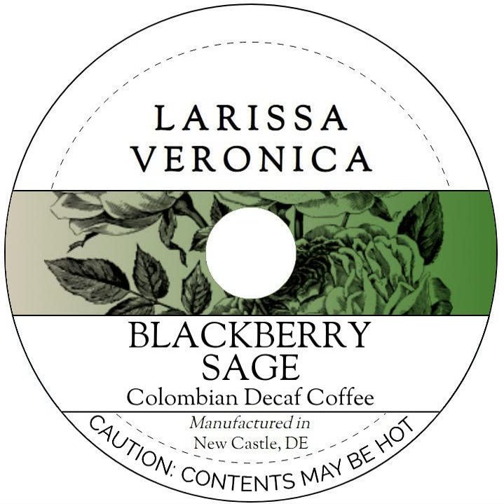 Blackberry Sage Colombian Decaf Coffee (Single Serve K-Cup Pods) (Gourmet, Naturally Flavored, Whole Coffee Beans) (12 pods, ZIN: 575180) - 3 Pack