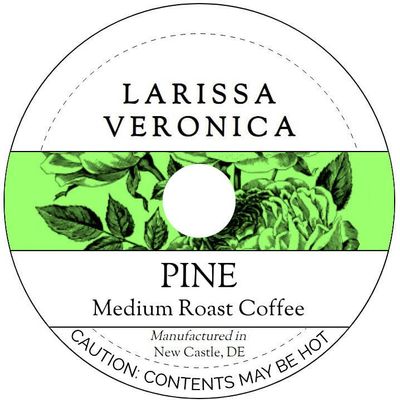 Pine Medium Roast Coffee (Single Serve K-Cup Pods) (Gourmet, Naturally Flavored, Whole Coffee Beans) (12 pods, ZIN: 574120) - 2 Pack