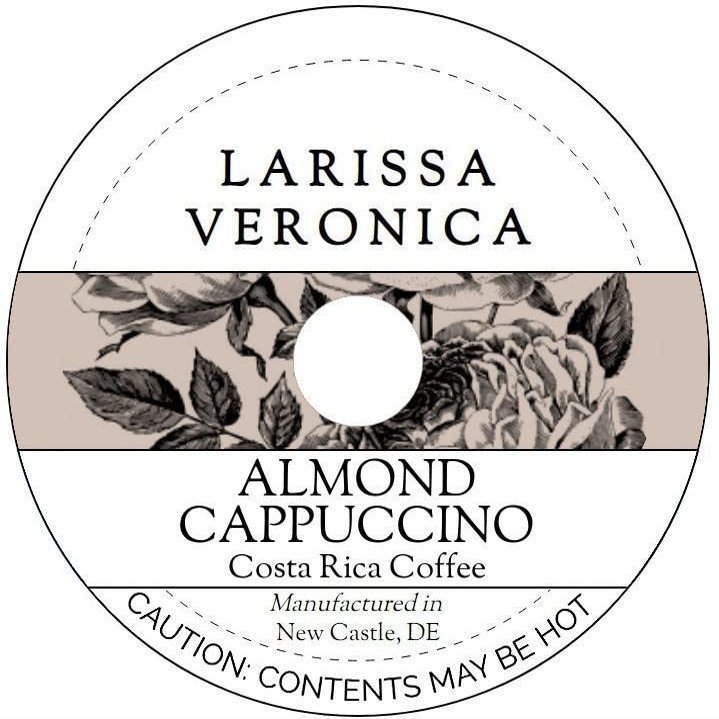 Almond Cappuccino Costa Rica Coffee (Single Serve K-Cup Pods) (Gourmet, Naturally Flavored, Whole Coffee Beans) (12 pods, ZIN: 578143) - 3 Pack