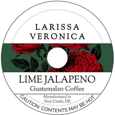 Lime Jalapeno Guatemalan Coffee (Single Serve K-Cup Pods) (Gourmet, Naturally Flavored, Whole Coffee Beans) (12 pods, ZIN: 578538)