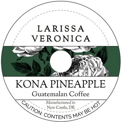 Kona Pineapple Guatemalan Coffee (Single Serve K-Cup Pods) (Gourmet, Naturally Flavored, Whole Coffee Beans) (12 pods, ZIN: 576682) - 3 Pack