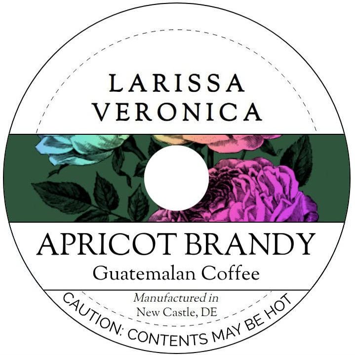 Apricot Brandy Guatemalan Coffee (Single Serve K-Cup Pods) (Gourmet, Naturally Flavored, Whole Coffee Beans) (12 pods, ZIN: 575210)