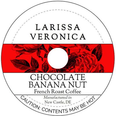 Chocolate Banana Nut French Roast Coffee (Single Serve K-Cup Pods) (Gourmet, Naturally Flavored, Whole Coffee Beans) (12 pods, ZIN: 576311) - 2 Pack