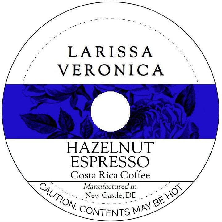 Hazelnut Espresso Costa Rica Coffee (Single Serve K-Cup Pods) (Gourmet, Naturally Flavored, Whole Coffee Beans) (12 pods, ZIN: 577455)